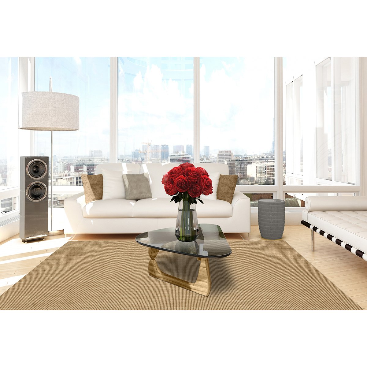 Dalyn Rugs Monaco Sisal Area Rug, 8' X 10', Sandstone