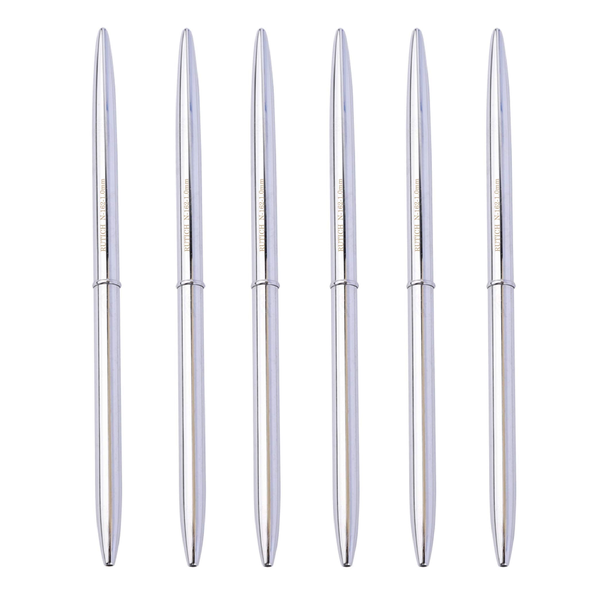 Rutich Replacement Wedding Signing Pen Guest Book Pen For Wedding Bridal Engagement Valentine'S Day Signing Pen Holder, Silver 6