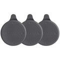 MR.SIGA Silicone Bathtub Stopper, Drain Stopper for Shower, Sink, 5.1 Diameter, Grey, 3 Pack