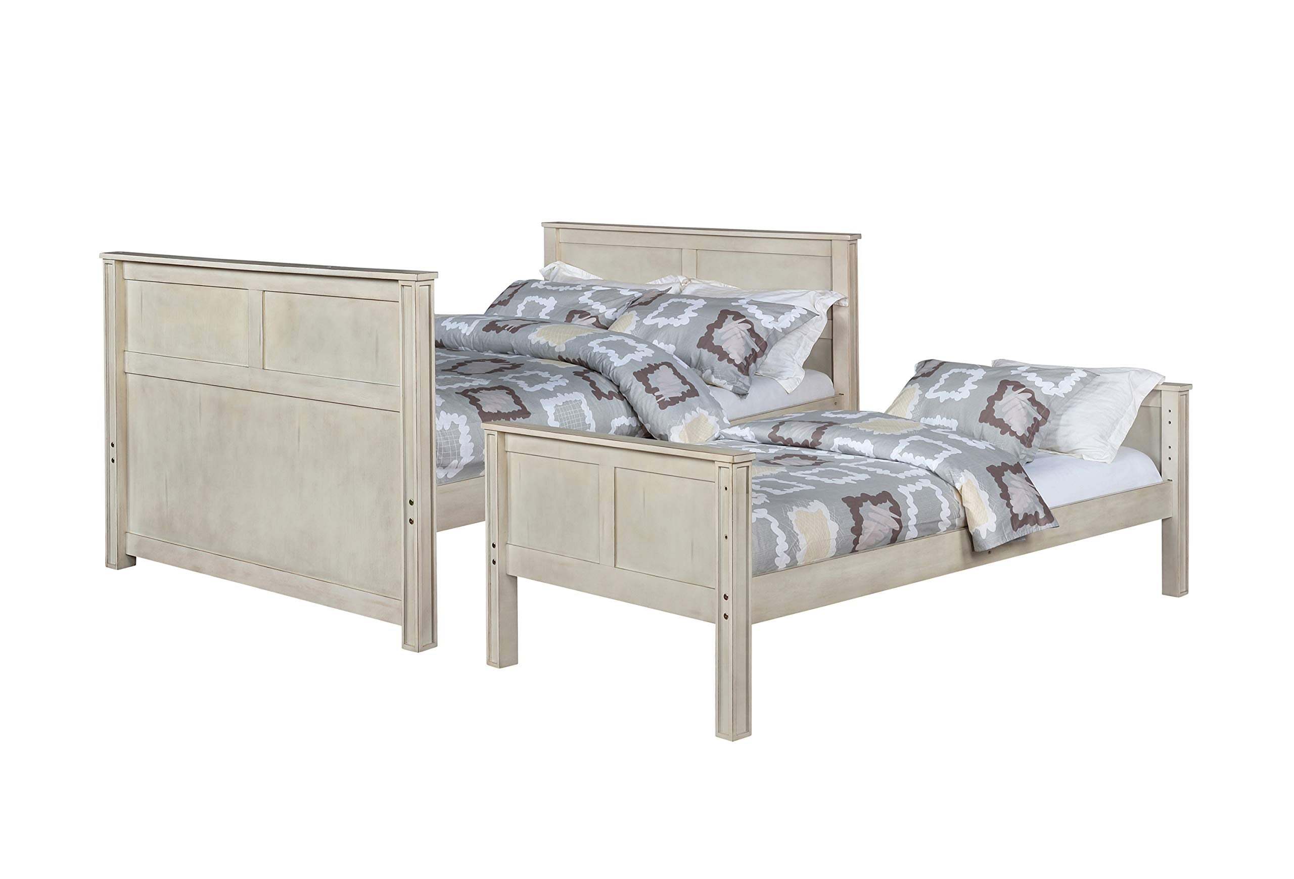 Coaster Furniture Montrose Twin Over Full Bed Antique White Bunk 461252