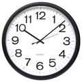 United Stationers Clock,Wall,Qtz,13.5,Bk