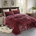 Jml Plush Fleece Blanket 87' X 94', 10.5 Pounds Korean Style Mink Blanket King Size For Winter - Soft And Warm, 2 Ply A&B Prin
