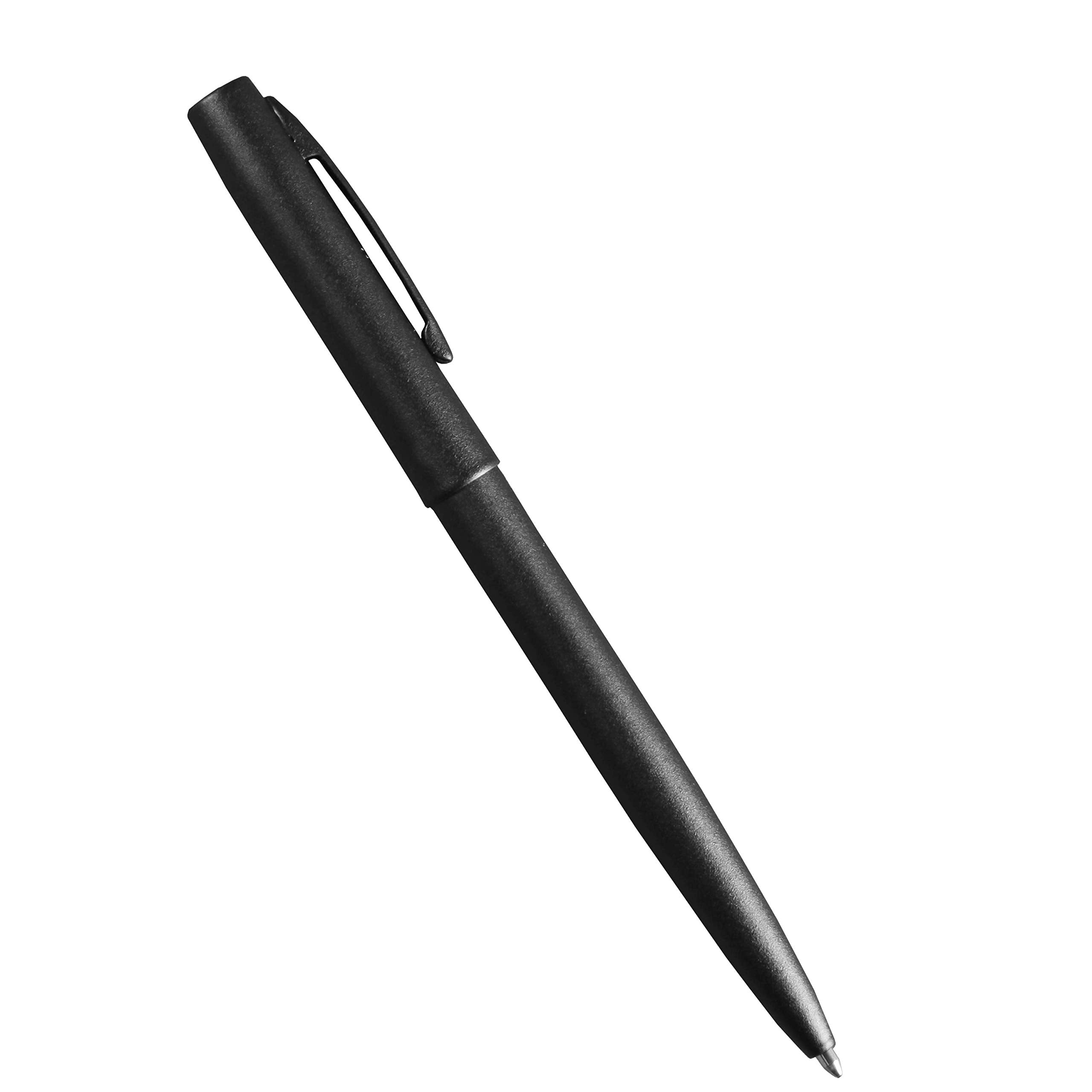 Rite In The Rain Weatherproof Black Metal Tactical Clicker Pen - Blue Ink (No. 97B)