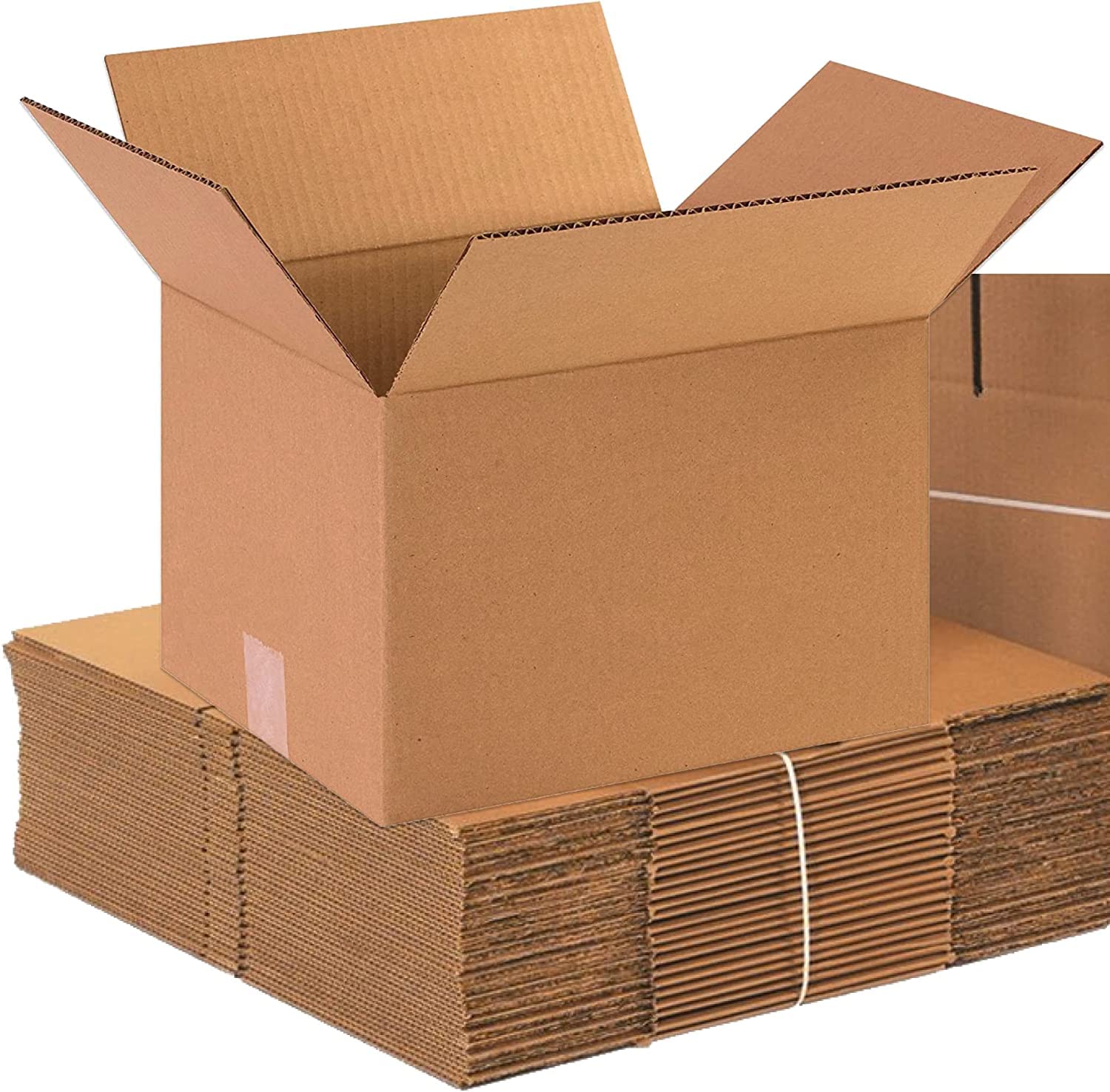 Aviditi Moving Boxes Medium 12'L X 10'W X 8'H, 25-Pack | Corrugated Cardboard Box For Packing, Shipping And Storage 12108