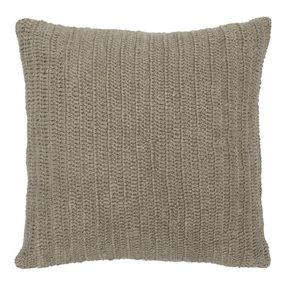 Universal Lighting and Decor Kosas Home Marcie 22&quot; Belgian Flax Linen Knitted Throw Pillow in Natural