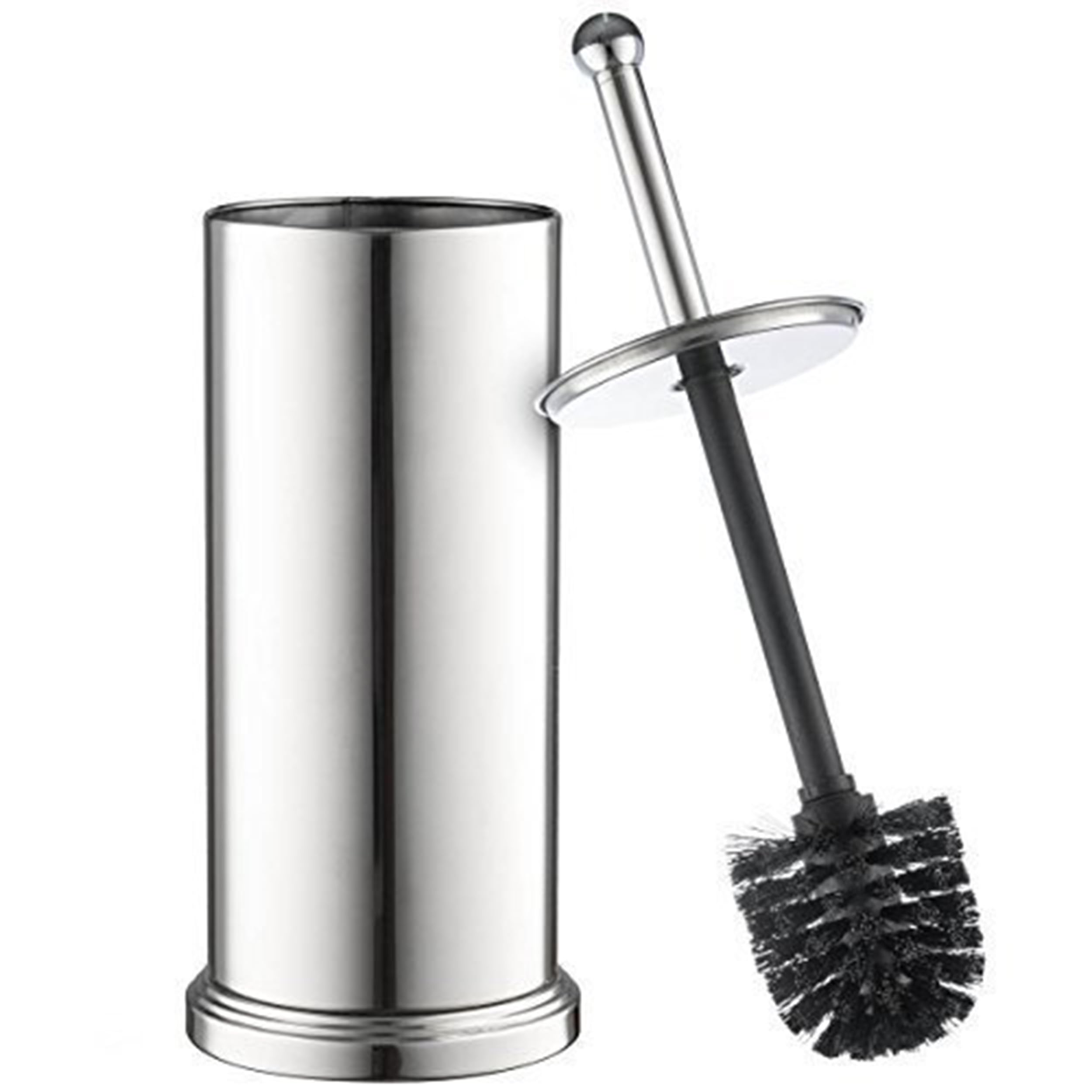 Toilet Brush Set Chrome Toilet Brush For Tall Toilet Bowl And Toilet Brush Holder With Lid Great Toilet Bowl Cleaner Home-It