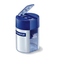 Staedtler Metal Double Hole Sharpener With Tub, 512001Bk By Staedtler
