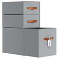 DIMJ Closet Organizers and Storage Fabric Stackable Storage Drawers Shelf Organizer for Clothes, Underwear, Sweaters, Collapsib