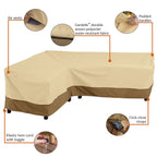 Classic Accessories Veranda Water-Resistant 115 Inch Patio Left-Facing Sectional Lounge Set Cover, Patio Furniture Covers