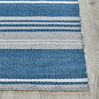 Kosas Home Boulder 60X96 Outdoor Polypropylene Fabric Area Rug In Blue