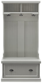 Crosley Furniture Shoreline Hall Tree, Gray