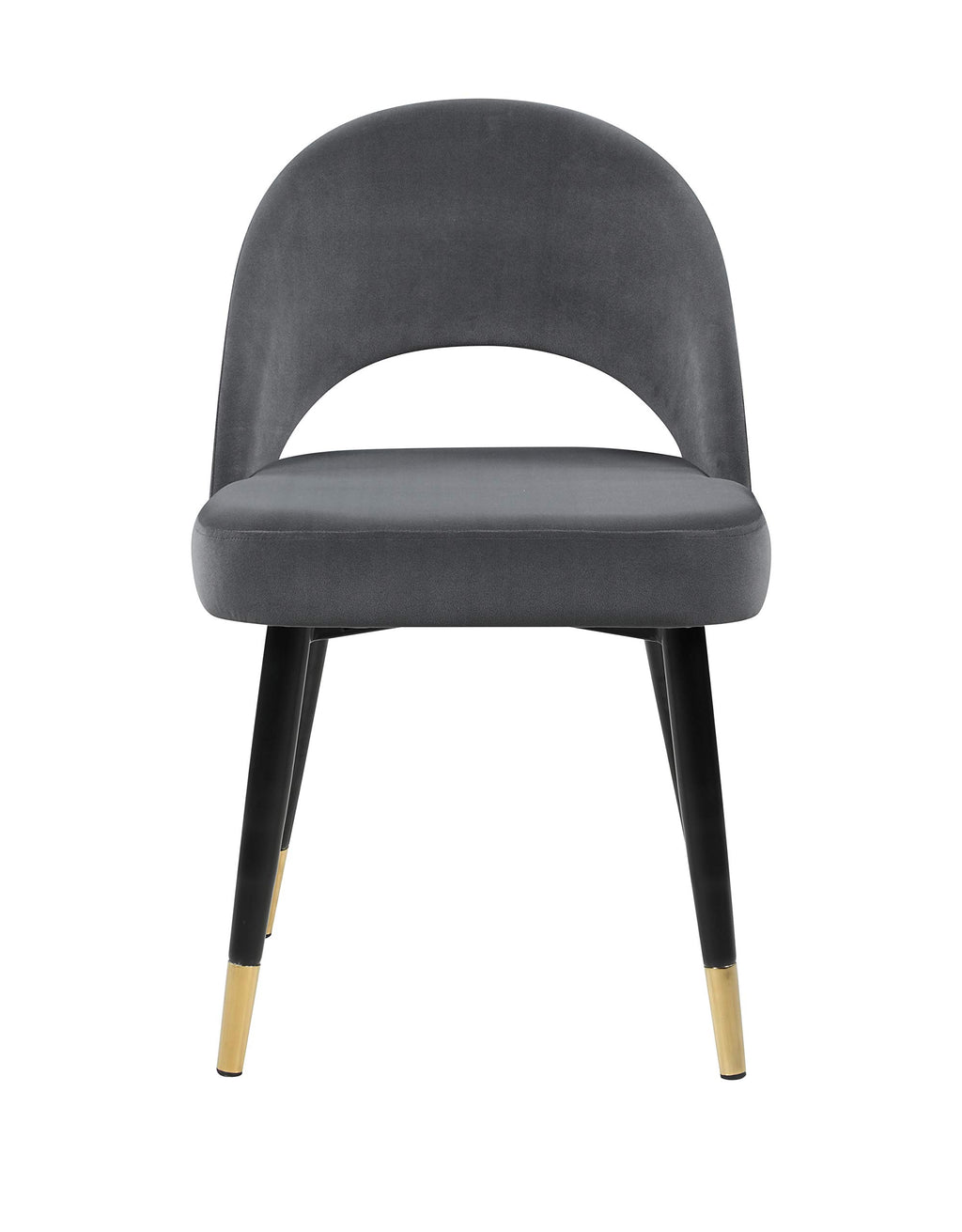 Coaster Furniture Lindsey Arched Back Upholstered (Set of 2) Side Chair Grey and Black 192542