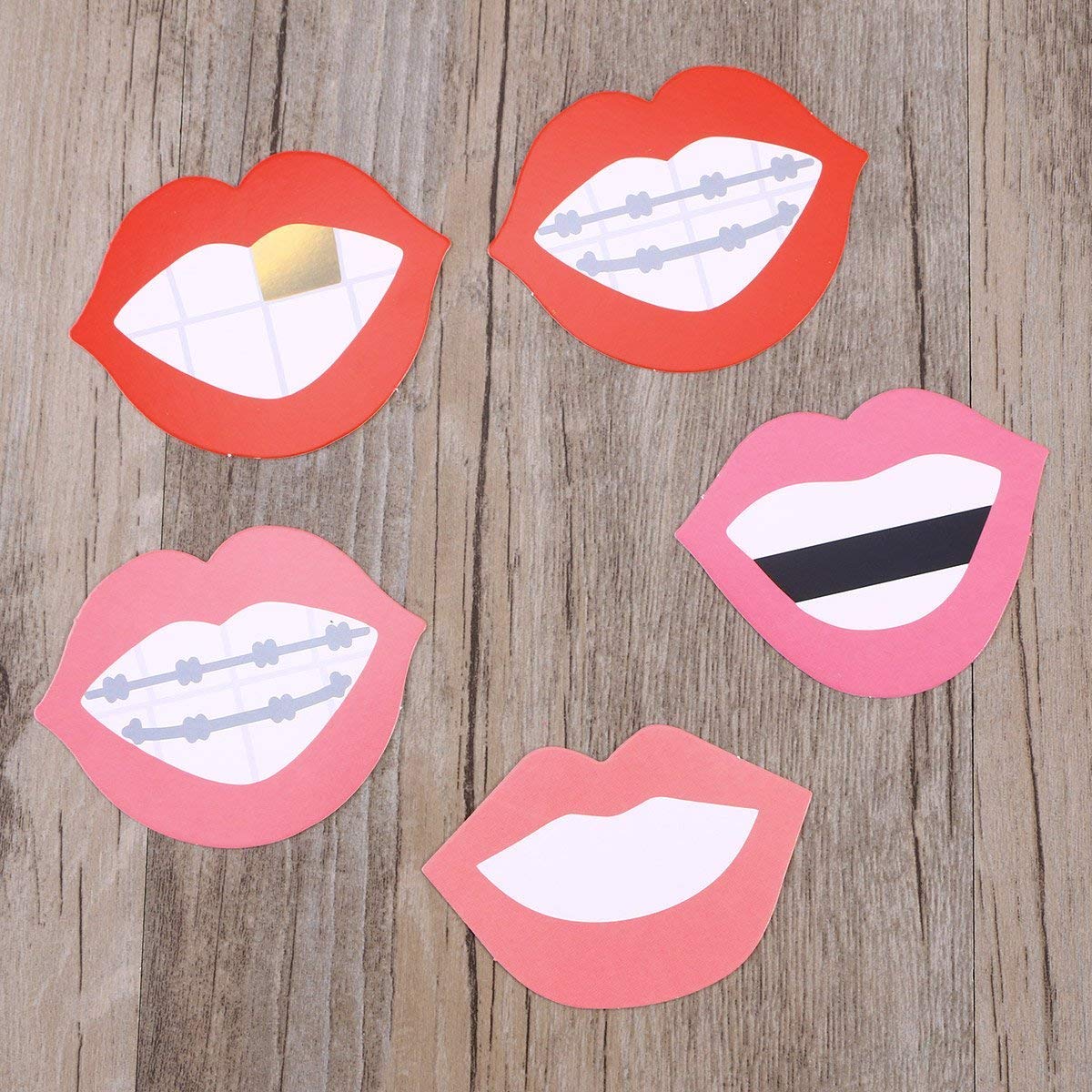 Binaryabc Dentist Photo Booth Props,Doctor Photo Booth Props,Dentist Graduation Party Supplies 16Pcs