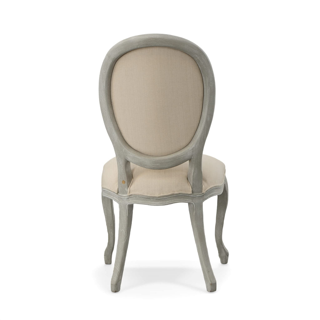 AFD Home Mystique Gray Mahogany Casual Dining Side Chair