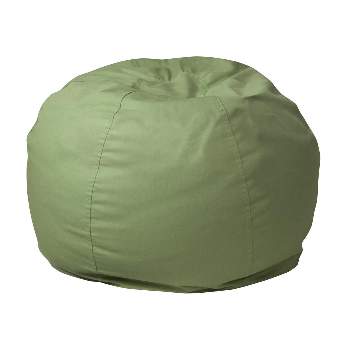 Flash Furniture Dillon Small Bean Bag Chair for Kids and Teens, Foam-Filled Beanbag Chair with Machine Washable Cover, Green