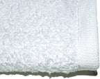 Bc Bare Cotton Eco Cotton Washcloths - Cam Border - White - Set Of 60