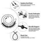 Hawatour Travel Clothesline, Portable Retractable Clothesline With 12Pcs Clothespins For Indoor Laundry Drying, Outdoor Camping