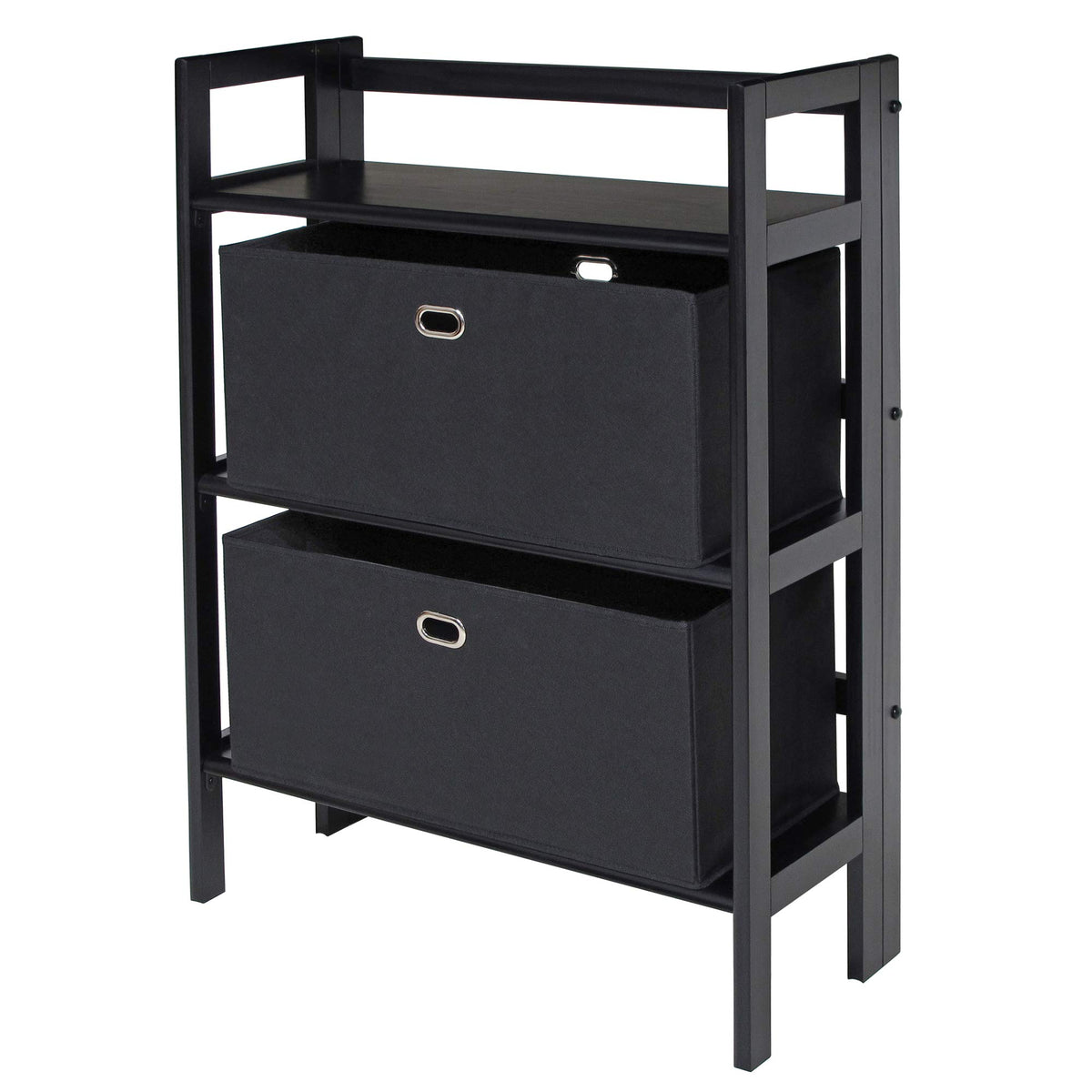 Winsome Torino Bookcase Set, Black