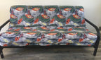 Octorose Full Size 3 Side Zipper Premium Velvet Peacock Green Rich Opulent Color And Sheen Of Luxurious Futon Cover Slipcover So