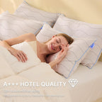 Felo Feather Down Pillows Queen Size Set Of 2, Cloudfusion Goose Pillow For Sleeping, Luxury Hotel Collection Bed Supportive Pil