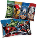 Jay Franco Marvel Avengers Halo 2 Pack Pillowcase - Double-Sided Kids Super Soft Bedding Features Captain America, Hulk, Iron Ma