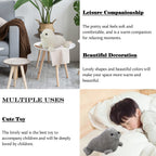 Seal Plush Stuffed Animal White Cute Toy Pillow Kawaii Doll For Kids, 11.8 Inch