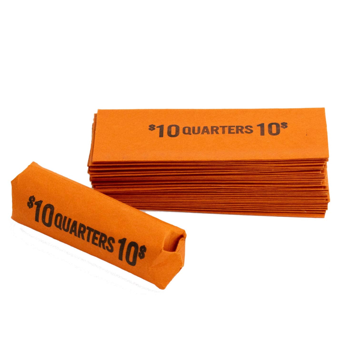 Quarter Flat Coin Wrappers, Solid Bundle Of 1,000