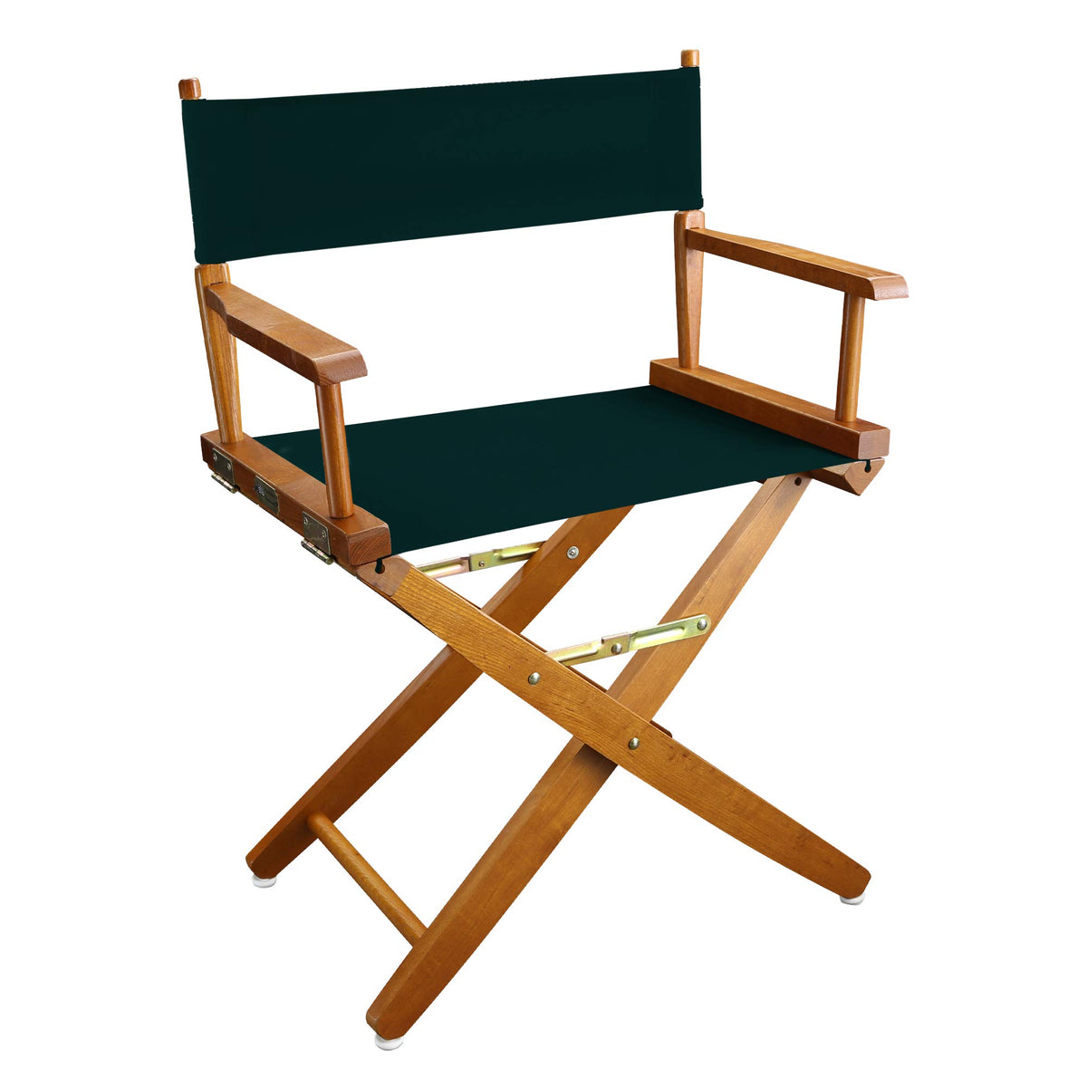 American Trails Extra-Wide Premium 18&quot; Director's Chair Mission Oak Frame with Hunter Green Canvas