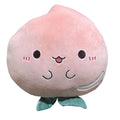 Goylmc Peach Plush Pillow, Fruit Stuffed Animal, Food Plush Pillow With Hand Pocket, Gift For Kids Adults (12.9 * 12.2In)
