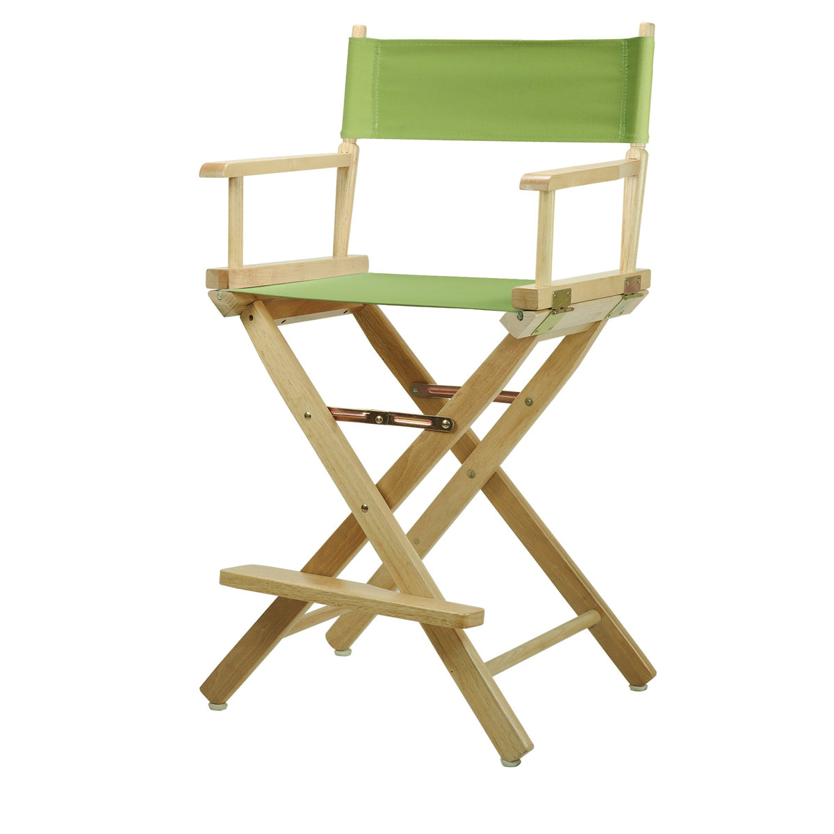 Casual Home 220-00/021-72 Director Chair 24&quot; - Counter Height Natural Frame/Lime Green Canvas