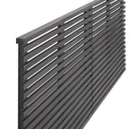 Modway Render Mid-Century Modern Wall-Mount Headboard in Charcoal, King (U.S. Standard)