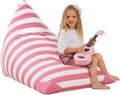 Aubliss Stuffed Animal Storage Bean Bag Chairs Cover, 50x 35 Extra Large