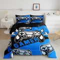 Erosebridal Gaming Bedding Sets for Boys Gamer Comforter Set Queen Size,Video Gaming Bedding Set Game Console Kids Comforter Set