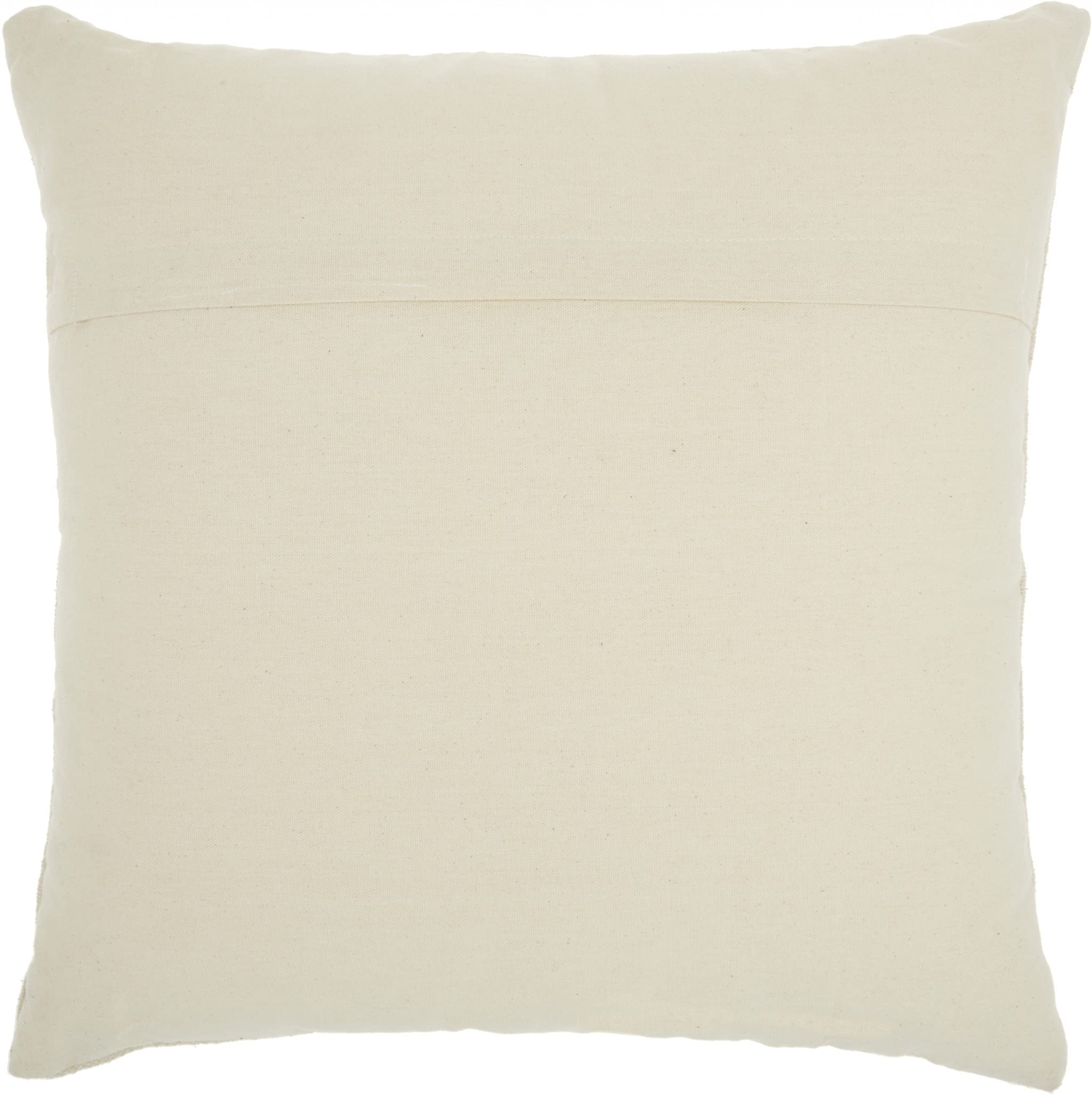 HomeRoots 100% Cotton Natural Beige Faded Skull Throw Pillow