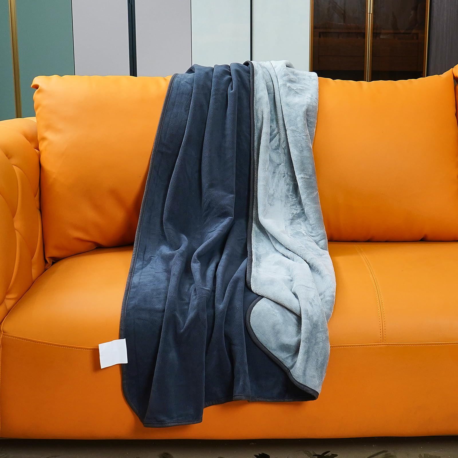 Waterproof Blanket For Bed Couch Sofa, Reversible & Reusable Cat, Dog Blanket Waterproof Washable, Small Water Resistant Blanket