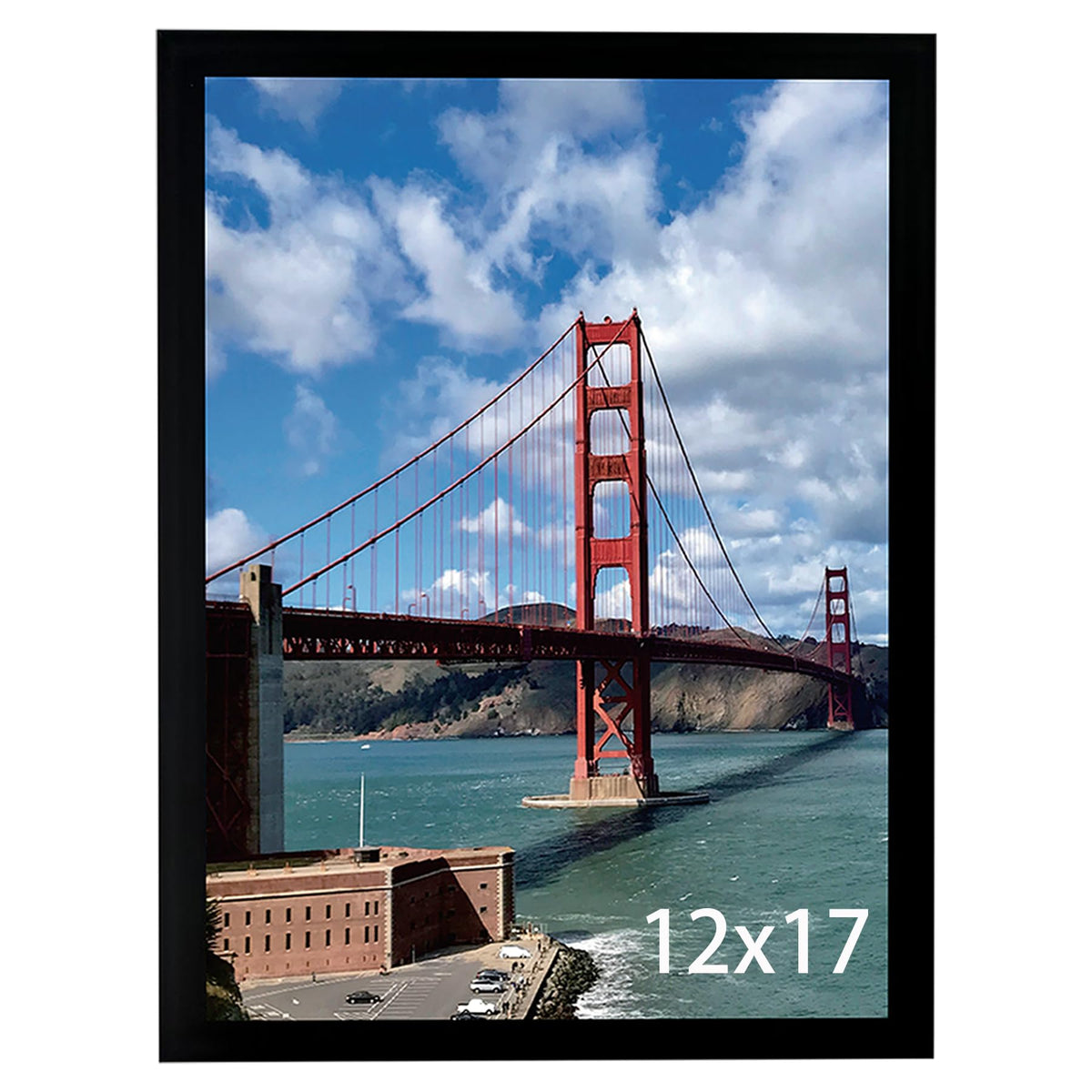 LUCKYLIFE 12x17 Picture Frame, Black Photo Frames for Wall, Pack of 1
