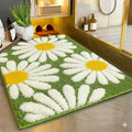 VNQ Flower Super Soft (40x60 cm) Microfiber 2000 GSM Bath Mat Super Absorbent AntiSkid Door Mats for Home/Bathroom/Bedroom/Kitc