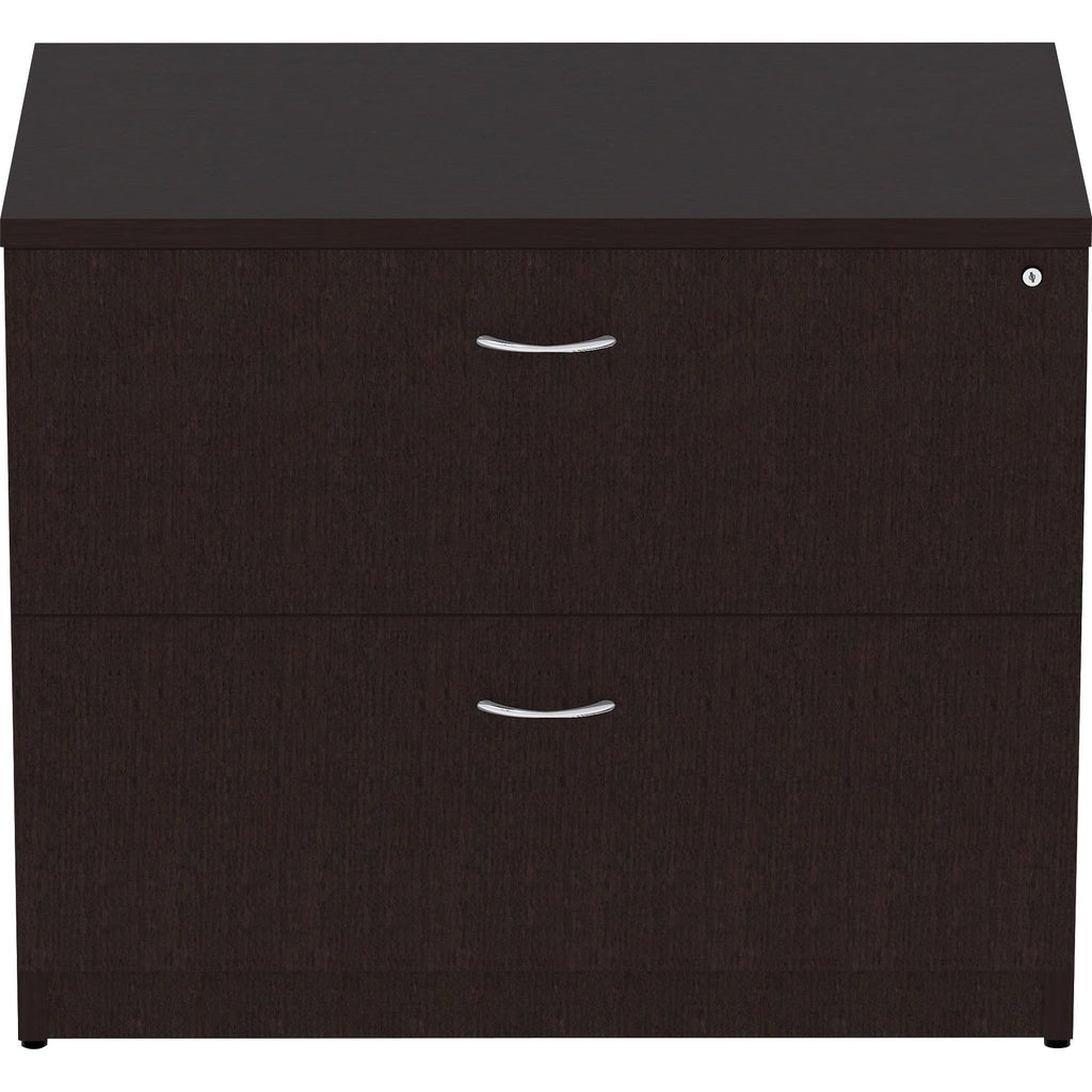 Lorell, Llr18223, Essentials Espresso Laminate Lateral File, 1 Each