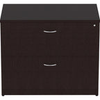 Lorell, Llr18223, Essentials Espresso Laminate Lateral File, 1 Each