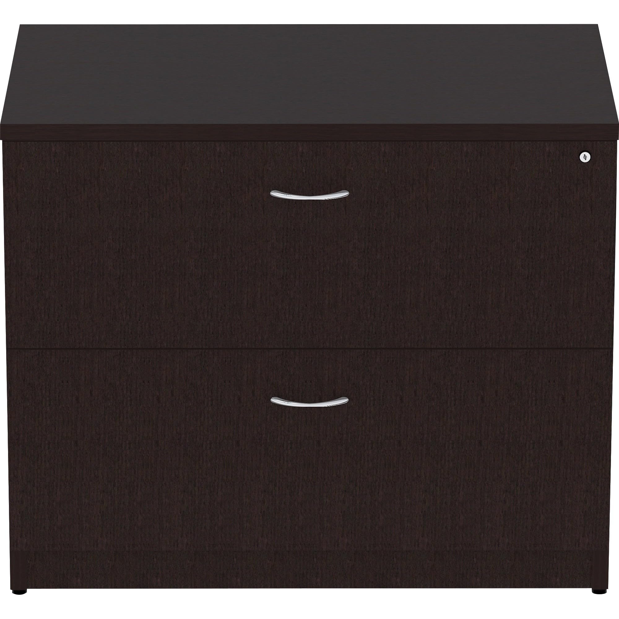 Lorell, Llr18223, Essentials Espresso Laminate Lateral File, 1 Each