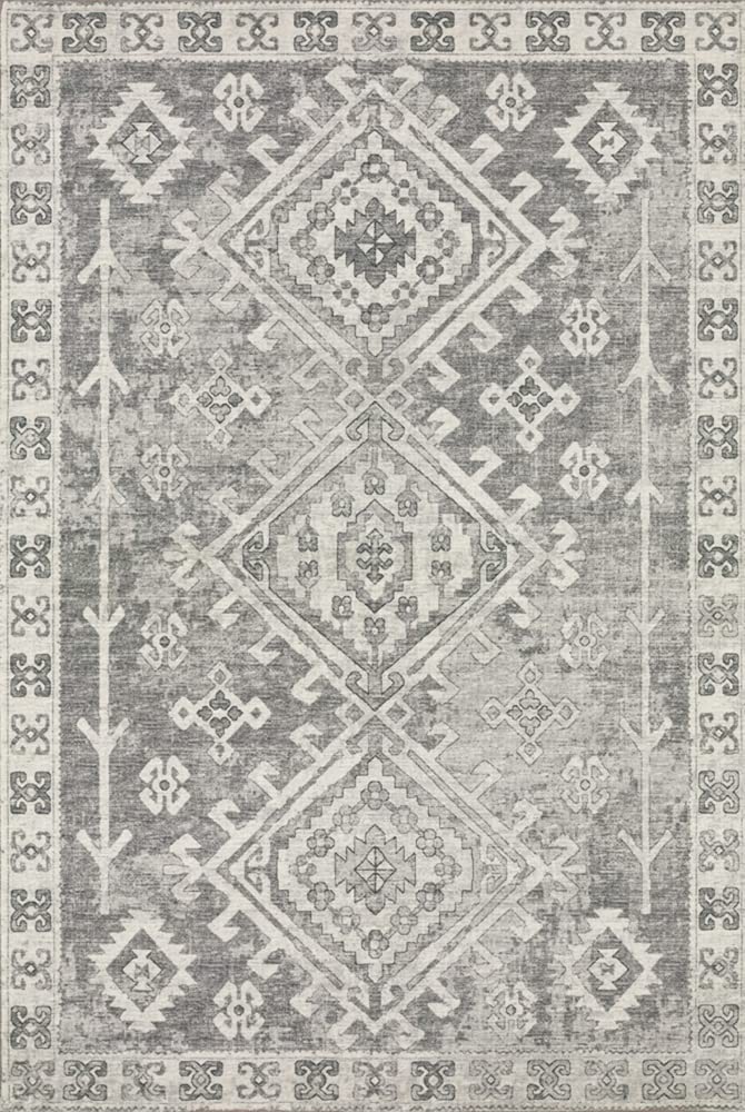Dalyn Rugs Brisbane Br2 Aztec Medalion Silver 8' Round