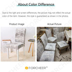 Forcheer Dining Room Chair Covers For Dining Room Set Of 4,Stretch Dining Chair Cover For Dining Room Kitchen Washable Removable(4Pack,Printed Geometric Pattern)
