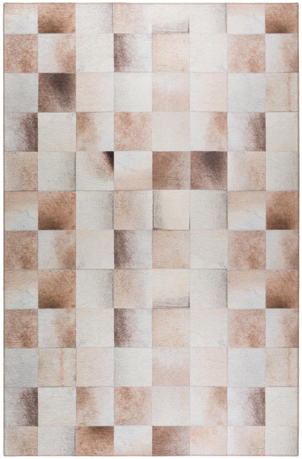 Dalyn Rugs Durango Patchwork Faux Cowhide Ss10 Khaki 8' X 10' Rug