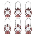 Toddmomy Mini Dollhouse Lantern 6Pcs Mini Kerosene Lamp Miniature Lantern Micro Landscape Ornament Mini Lantern for Dollhouse Ac