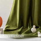 Stangh Olive Green Curtains 108 Inches Long, Super Soft Velvet Luxury Home Decor, Christmas Holiday Backdrops For Party/Living R