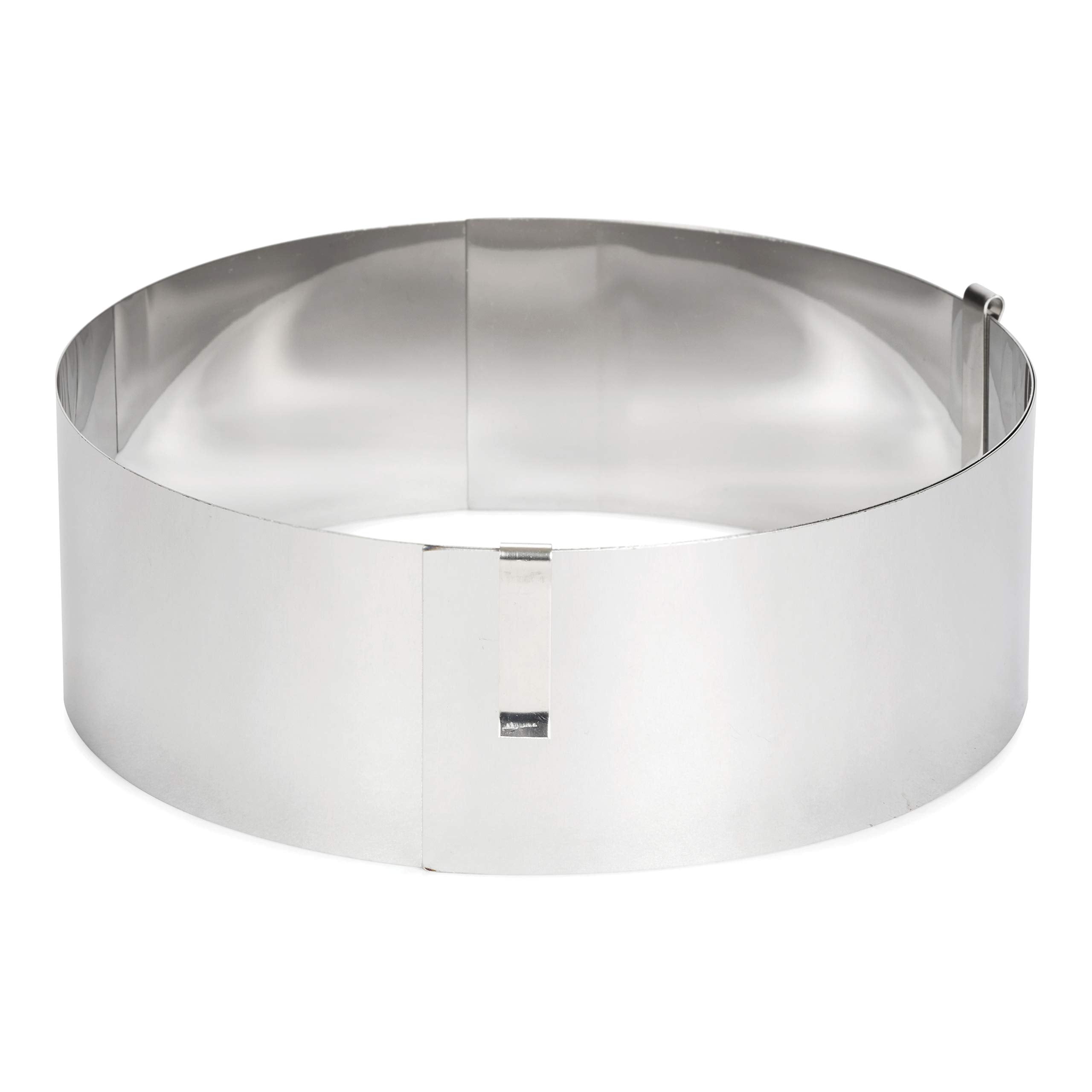 Patisse Adjustable Cake Ring, 7-1/8''-12-1/4'', Steel