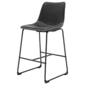 npd furniture and more Vesta KD PU Counter Stool, (Set of 2)