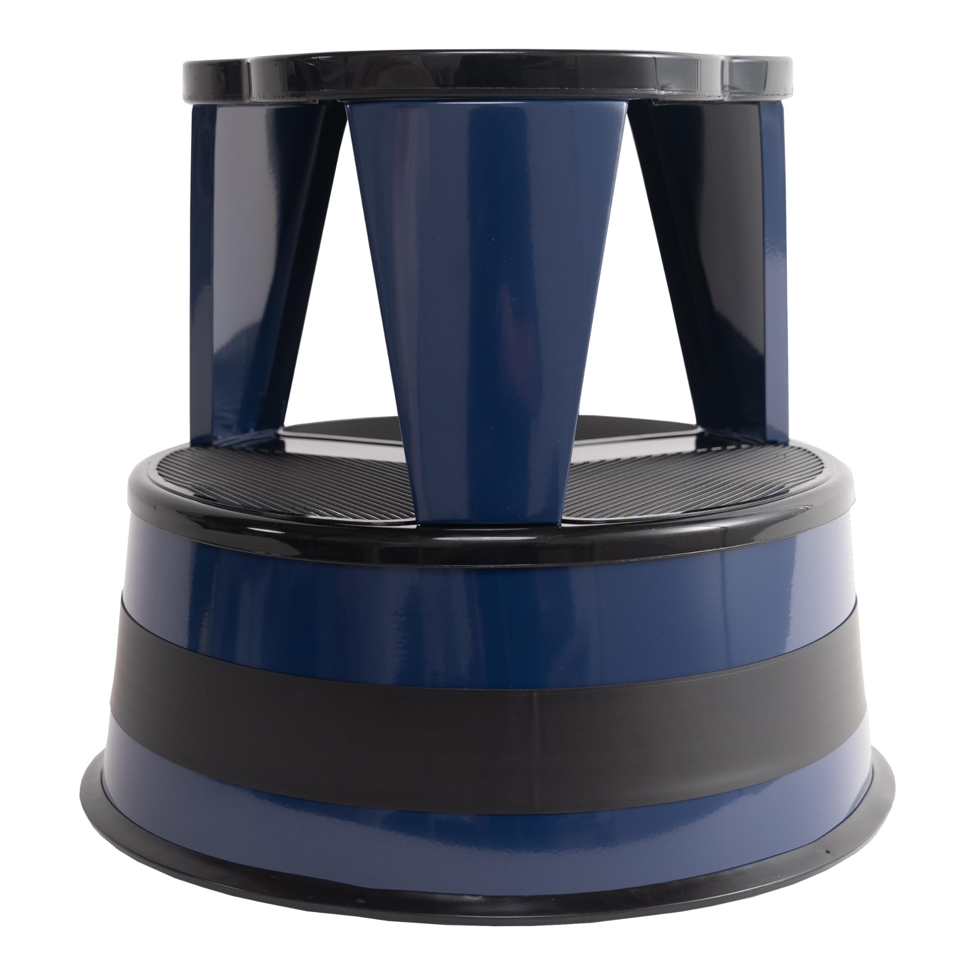 Cramer Kik Step Steel Step Stool - Two Step Stool, Holds 350 lbs (Blue)