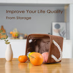 Thewarmhome Small Storage Basket Dog Toy Storage Basket Fabric Basket Canvas Storage Bin With Cotton Rope Handles Baskets For Gi