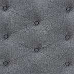 Baxton Studio Premala Classic and Traditional Grey Fabric and Walnut Brown Finished Wood King Size Headboard